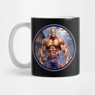 Muscle Daddy on Halloween Night Mug